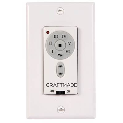 Craftmade IDC Wall Control - 6-Speed in Flat Black