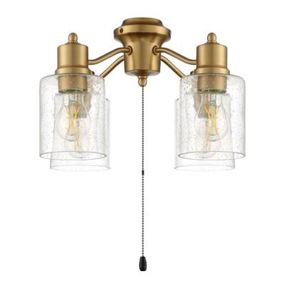 Craftmade 4 Light Universal Light Kit in Satin Brass
