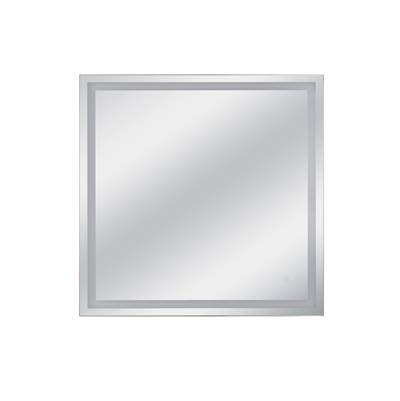 Craftmade Dwight 36" x 36" Square Front/Back Lit LED Mirror - 3000-5000K - Dimmer in White