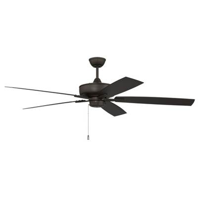 Craftmade Super Pro 60 60" 5-Blade Ceiling Fan - Wet Location - Light Kit Optional in Espresso