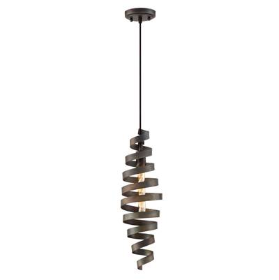 Craftmade 1 Light Mini Pendant in Matte Black