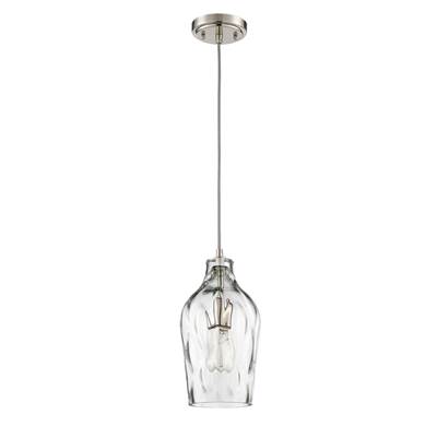 Craftmade 6.63" 1-Light Mini Pendant in Brushed Polished Nickel