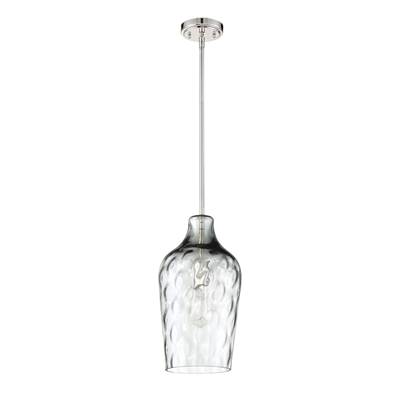 Craftmade 9" 1-Light Mini Pendant in Brushed Polished Nickel