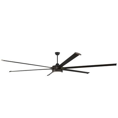 Craftmade Prost 120'' 6-Blade Indoor/Outdoor (Damp) Ceiling Fan - Light Kit Included in Espresso