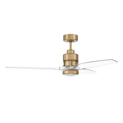 Craftmade Sonnet 52'' 3-Blade Ceiling Fan - Light Kit Included in Satin Brass
