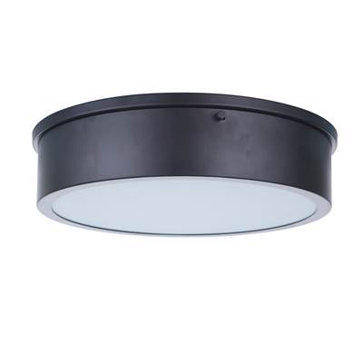 Craftmade Fenn LED Flush Mount Light - 1-Light - 13" in Flat Black