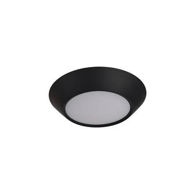 Craftmade Slim Line LED Flush Mount Light - 1 Light - 4" (5.9" Overall) in Flat Black