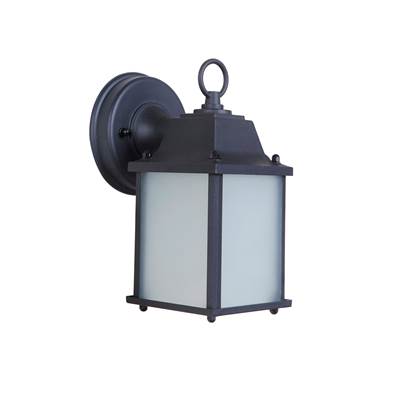 Craftmade Coach Lights Cast 1-Light Small LED Wall Lantern in Textured Black