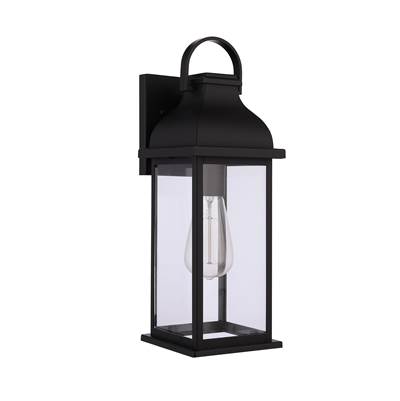 Craftmade Bent Tree 1-Light Wall Lantern in Midnight