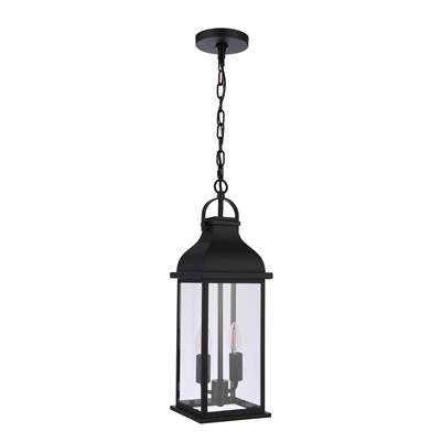 Craftmade Bent Tree 2 Light Outdoor Pendant in Midnight