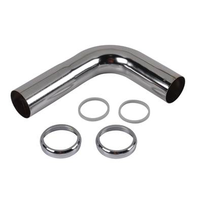 Dearborn Brass 2 x 6 x 8 Flush Elbow - 20 Gauge - Brass Nuts