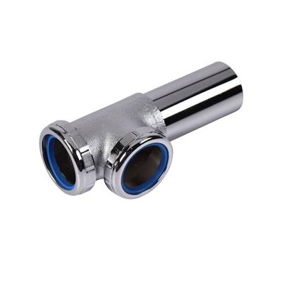 Dearborn Brass Baffle Tee - 1.5" - 20 Gauge - Slip Joint/End Outlet
