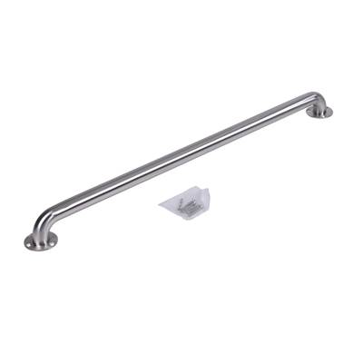 Dearborn Brass Grab Bar - 1-1/2 x 36 - Exposed Flange in Stainless Steel