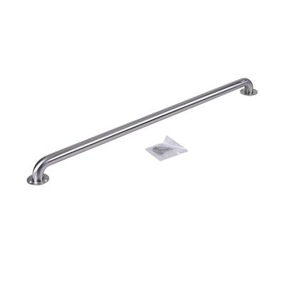 Dearborn Brass Grab Bar - 1-1/2 x 42 - Exposed Flange in Stainless Steel