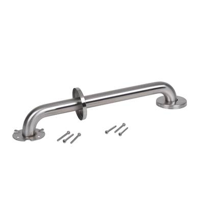 Dearborn Brass 16" Grab Bar - 1-1/4" Diameter - Concealed Flange in Stainless Steel