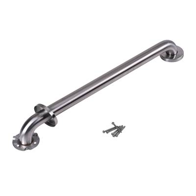 Dearborn Brass 24" Grab Bar - 1-1/2" Diameter - Concealed Flange in Stainless Steel