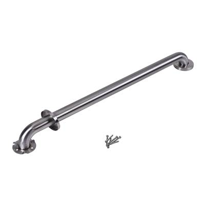 Dearborn Brass 30" Grab Bar - 1-1/2" Diameter - Concealed Flange in Stainless Steel