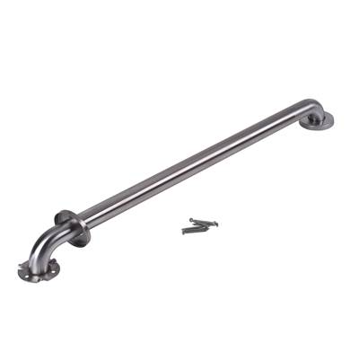 Dearborn Brass 32" Grab Bar - 1-1/2" Diameter - Concealed Flange in Stainless Steel