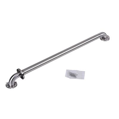 Dearborn Brass 36" Grab Bar - 1-1/2" Diameter - Concealed Flange Peened in Stainless Steel