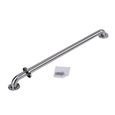 Dearborn Brass 36" Grab Bar - 1-1/2" Diameter - Concealed Flange in Stainless Steel