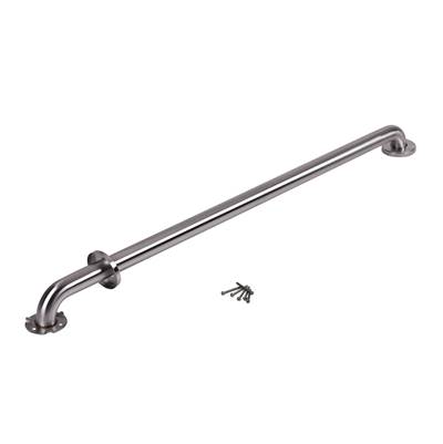 Dearborn Brass 42" Grab Bar - 1-1/2" Diameter - Concealed Flange in Stainless Steel