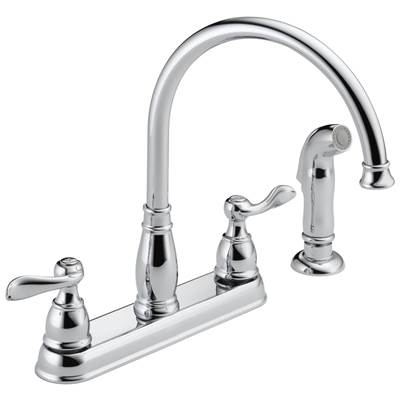 Delta Faucet Windemere Two Handle Kitchen Faucet - Chrome