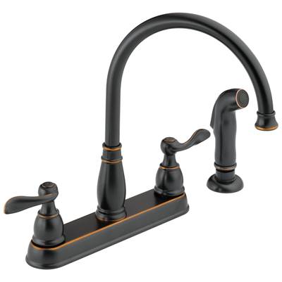 Delta Faucet Windemere Two Handle Kitchen Faucet - Oil Bronze