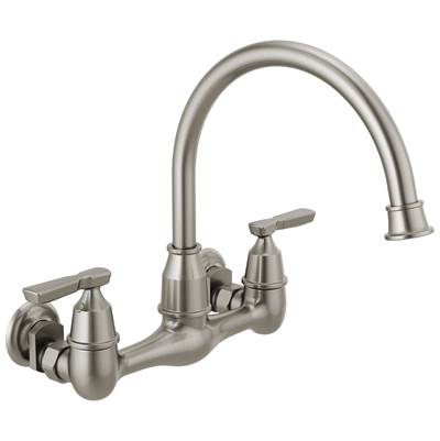 Corin Two Handle Wall Mounted Kitchen Faucet