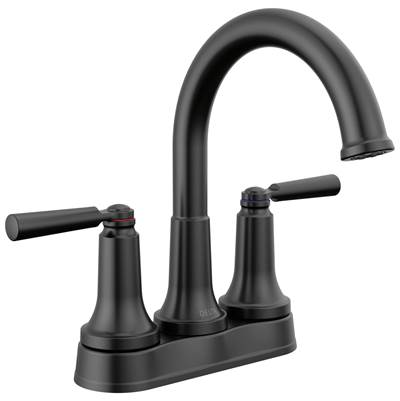 Delta Faucet Saylore Two Handle Centerset Bathroom Faucet - Matte Black