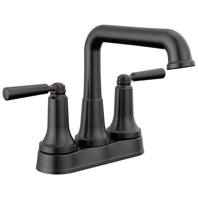 Delta Faucet Saylore Two Handle Tract-pack Centerset Bathroom Faucet - Matte Black