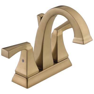 DrydenE Two Handle Centerset Bathroom Faucet - Champagne Bronze
