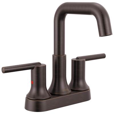 Delta Faucet Trinsic Centerset Bathroom Faucet - Venetian Bronze