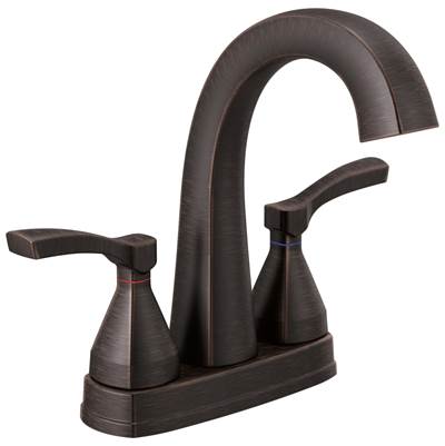 Delta Faucet Stryke Two Handle Centerset Bathroom Faucet - Venetian Bronze