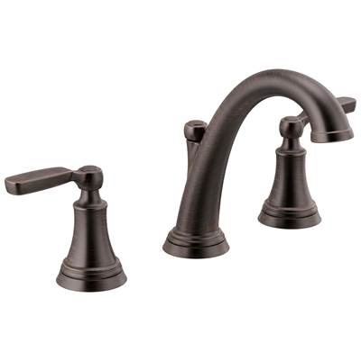 Delta Faucet WoodhurstE Two Handle Widespread Bathroom Faucet - Venetian Bronze