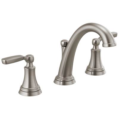 Delta Faucet WoodhurstE Two Handle Widespread Bathroom Faucet - Stainless