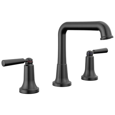 Delta Faucet Saylore Two Handle Widespread Bathroom Faucet - Matte Black