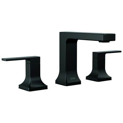 Delta Faucet VelumE Two Handle Widespread Bathroom Faucet - Matte Black