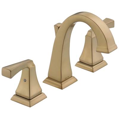DrydenE Two Handle Widespread Bathroom Faucet - Champagne Bronze
