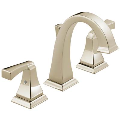 DrydenE Two Handle Widespread Bathroom Faucet - Polished Nickel