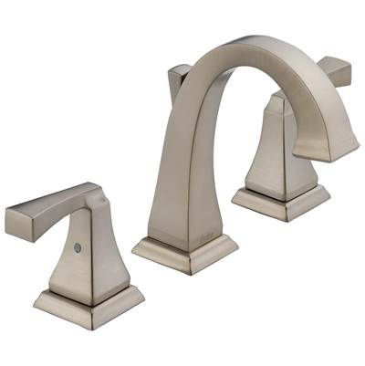 DrydenE Two Handle Widespread Bathroom Faucet - Spotshield Stainless