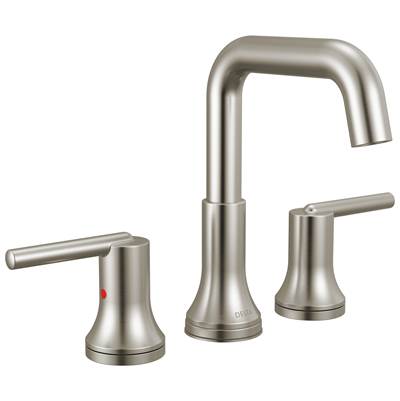 Delta Faucet Trinsic Two Handle Widespread Bathroom Faucet - Stainless