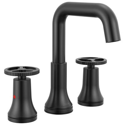 Delta Faucet Trinsic Two Handle Widespread Bathroom Faucet - Matte Black