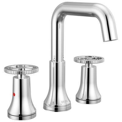 Delta Faucet Trinsic Two Handle Widespread Bathroom Faucet - Chrome