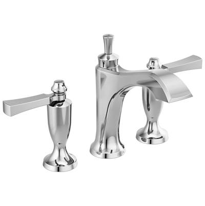DorvalE Two Handle Widespread Bathroom Faucet - Chrome