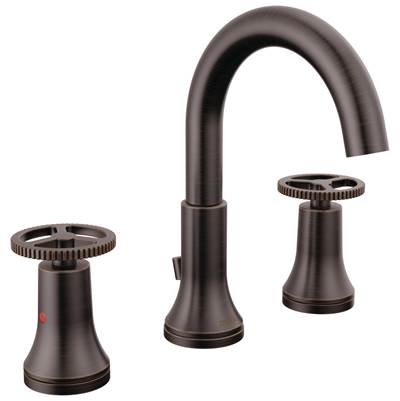 Delta Faucet Trinsic Two Handle Widespread Bathroom Faucet - Venetian Bronze