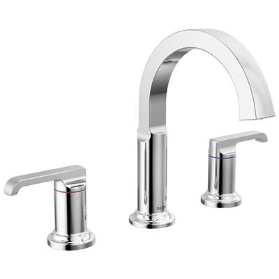 Delta Faucet Tetrae Two Handle Widespread Bathroom Faucet - Lumicoat Chrome