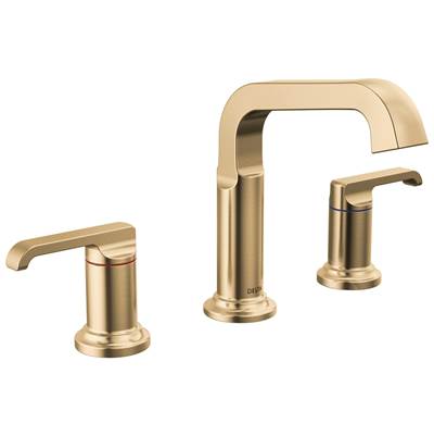 Delta Faucet Tetrae Two Handle Widespread Bathroom Faucet - Lumicoat Champagne - Bronze