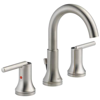 Delta Faucet Trinsic Two Handle Widespread Bathroom Faucet - Stainless