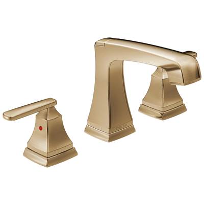 Ashlyn Two Handle Widespread Bathroom Faucet with EZ Anchor Champagne Bronze