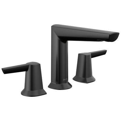 GaleonE Two Handle Widespread Bathroom Faucet - Matte Black